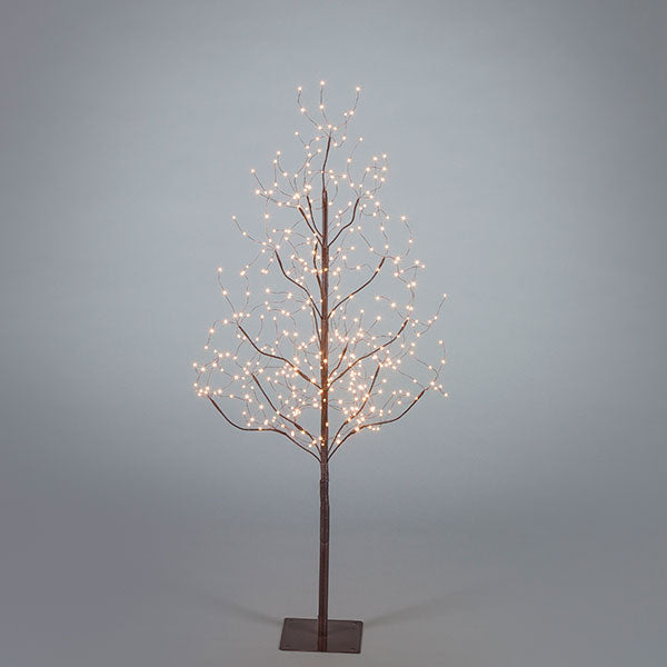 4' Tall Brown LED Holiday Tree