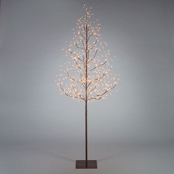6' Tall Brown LED Holiday Tree