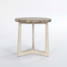 Load image into Gallery viewer, Round stone top end table
