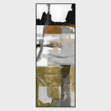 Load image into Gallery viewer, Neutral Urban Abstract Art 30&quot;X80&quot;
