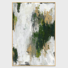 Load image into Gallery viewer, Algae Green Abstract Art 36" x 72”
