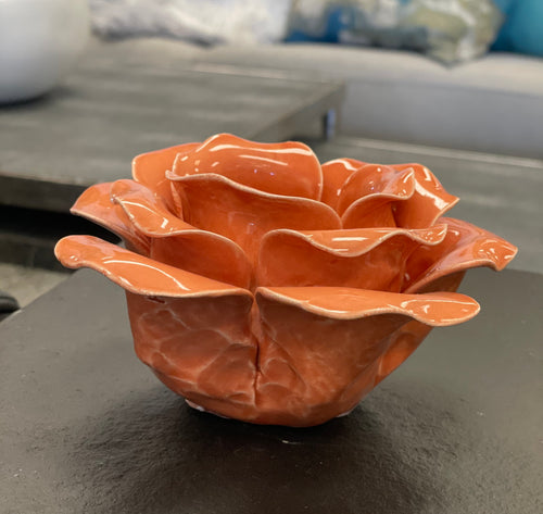 Petal Blossom Coral Tea Light