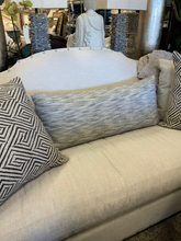 Load image into Gallery viewer, Long Silver Gray Pillow (6173857153222)
