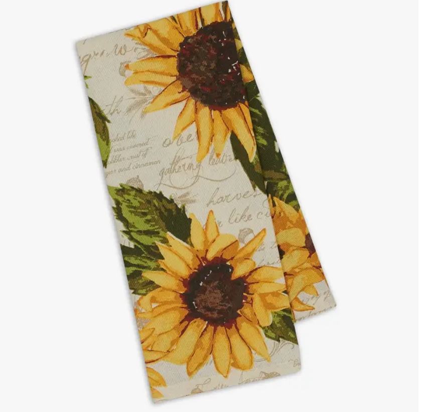 Sunflowers Dishtowels
