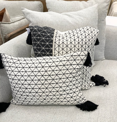 Black and White Pillow (6172827123910)