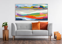 Load image into Gallery viewer, Rainbow Landscape Artwork 30” x 60”
