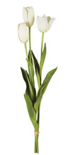 Load image into Gallery viewer, French tulips 24&quot; bundle/3 white
