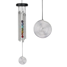 Load image into Gallery viewer, Chakra Wind Chime - Seven Stones  - Silver
