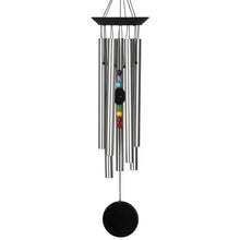 Load image into Gallery viewer, Chakra Wind Chime - Seven Stones Black

