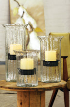 Load image into Gallery viewer, Ribbed Glass Candle Holder
