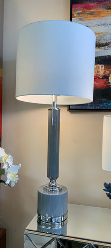 Gray Glass Lamp (6224900096198)