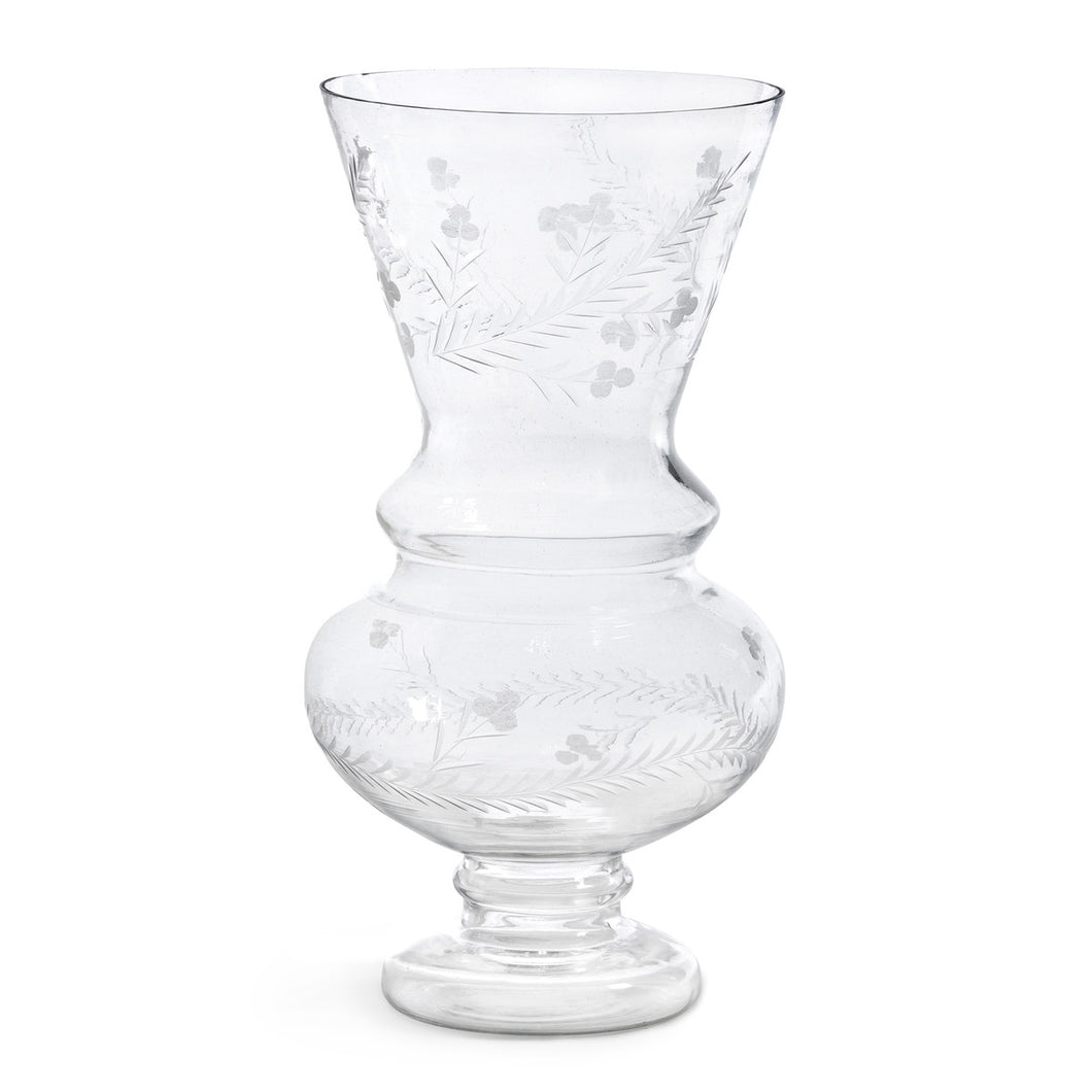 Etched Glass Vase Collection