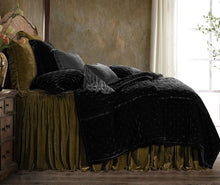 Load image into Gallery viewer, Ruffled Silk Velvet Bedding Collection
