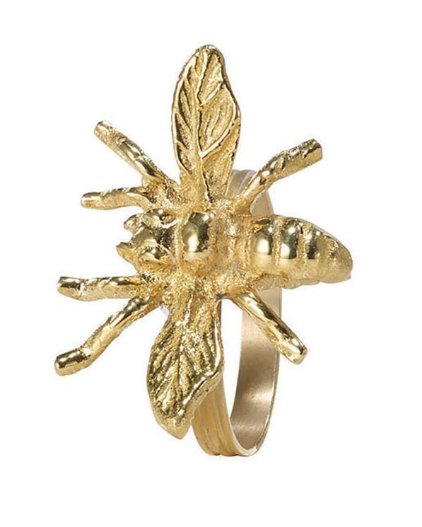 Bee Napkin Ring Gold/Silver