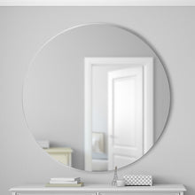 Load image into Gallery viewer, 28&quot; Dia Infinity Chrome Round Mirror
