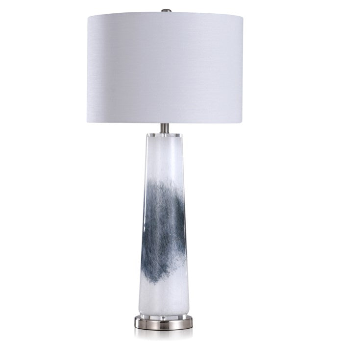 White and Black Glass Table lamp