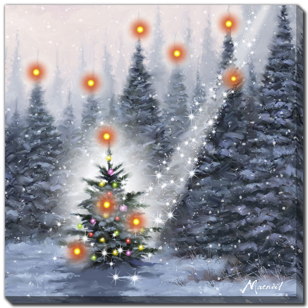 Christmas Tree Lighted Art