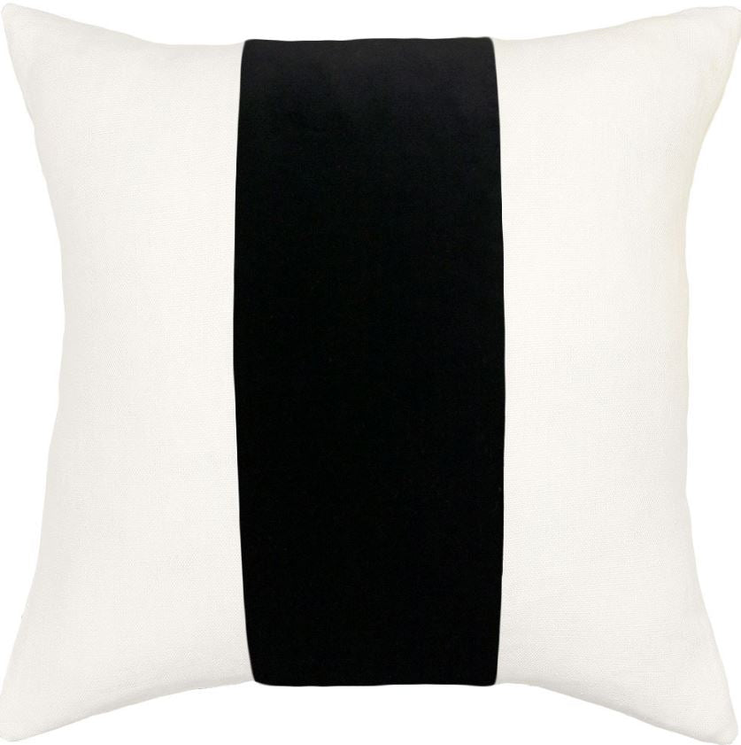 Birch Black Band Pillow 12