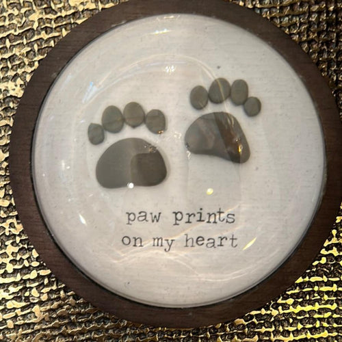 Paw Prints Paperweight