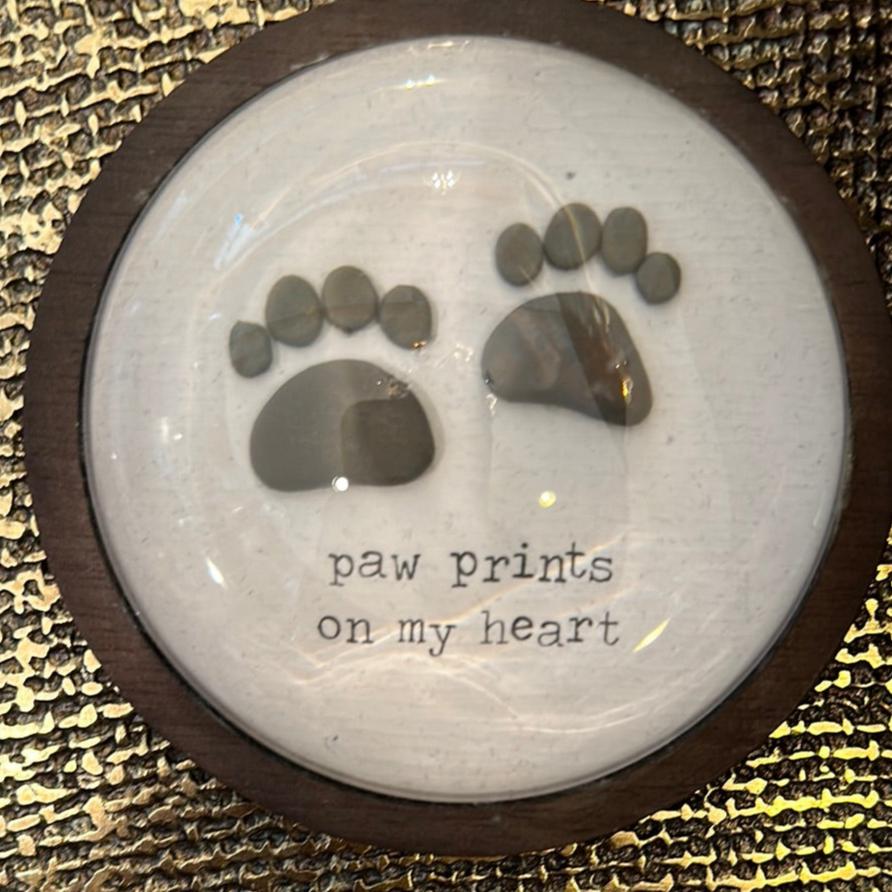 Paw Prints Paperweight