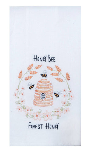 Honey bee tea towel (6236581068998)