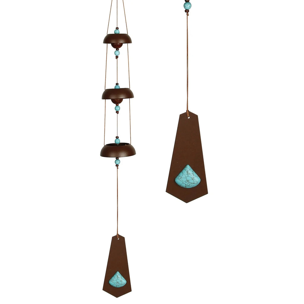 Temple Bells - Rustic Turquoise Chime