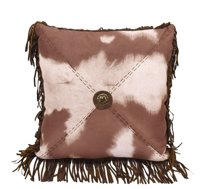 Cowhide Accent Pillow Collection