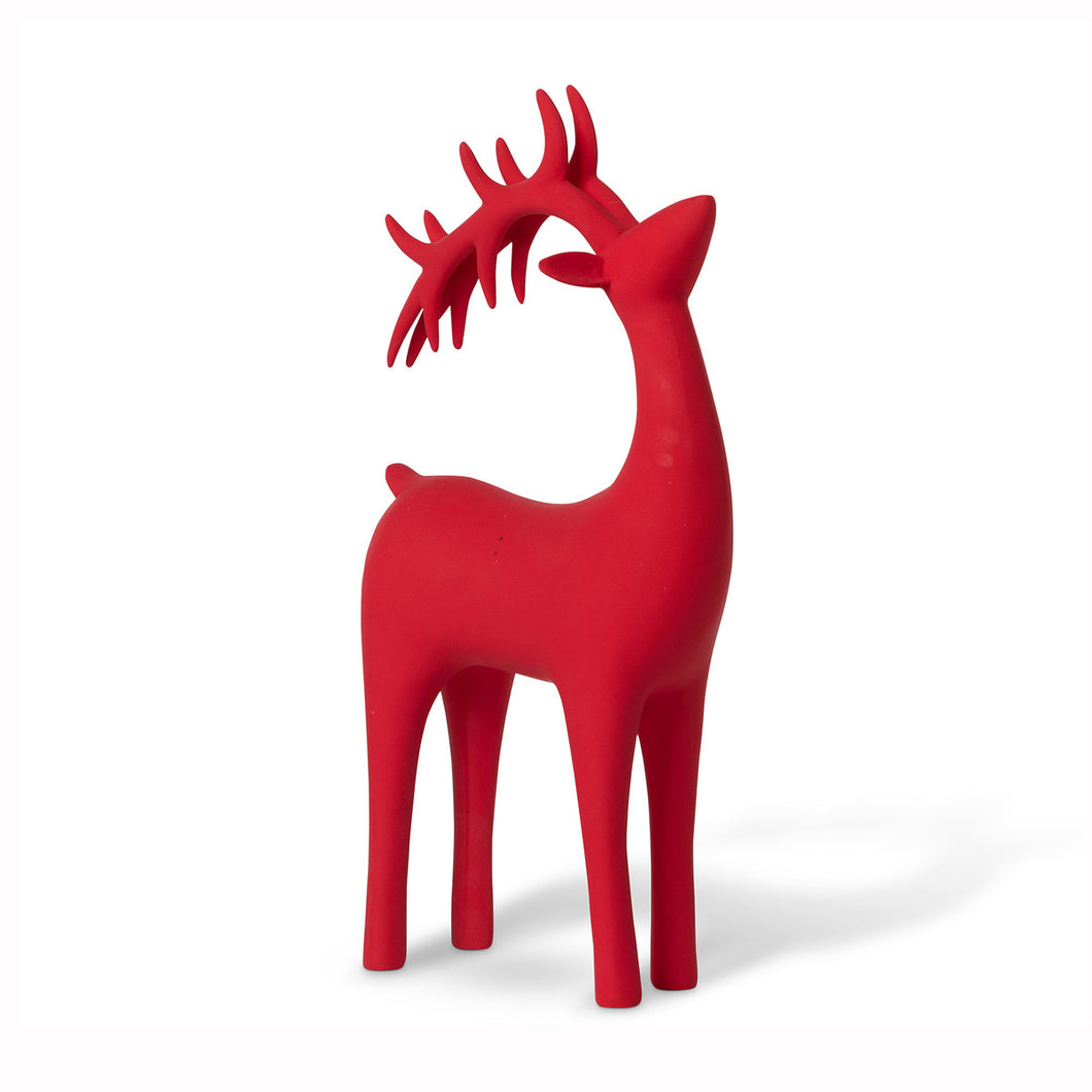 Nordic Red Holiday Deer