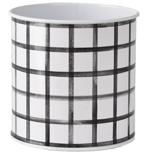 Load image into Gallery viewer, Black &amp; White Pattern Planter

