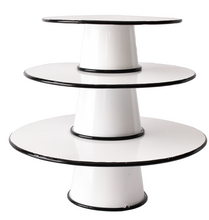 Load image into Gallery viewer, Black &amp; White Retro Pedestal Stand Collection
