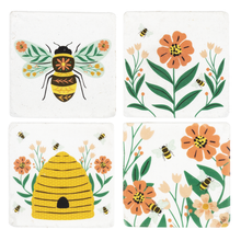 Load image into Gallery viewer, Colorful Bee Coaster
