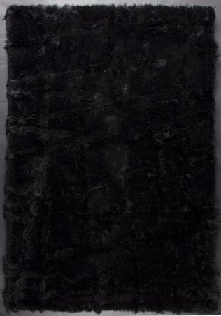 Cross black rug