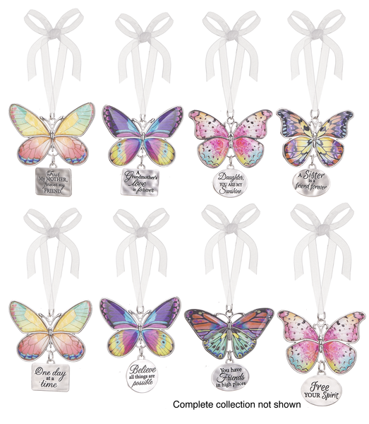 Butterfly Glass Charm Collection