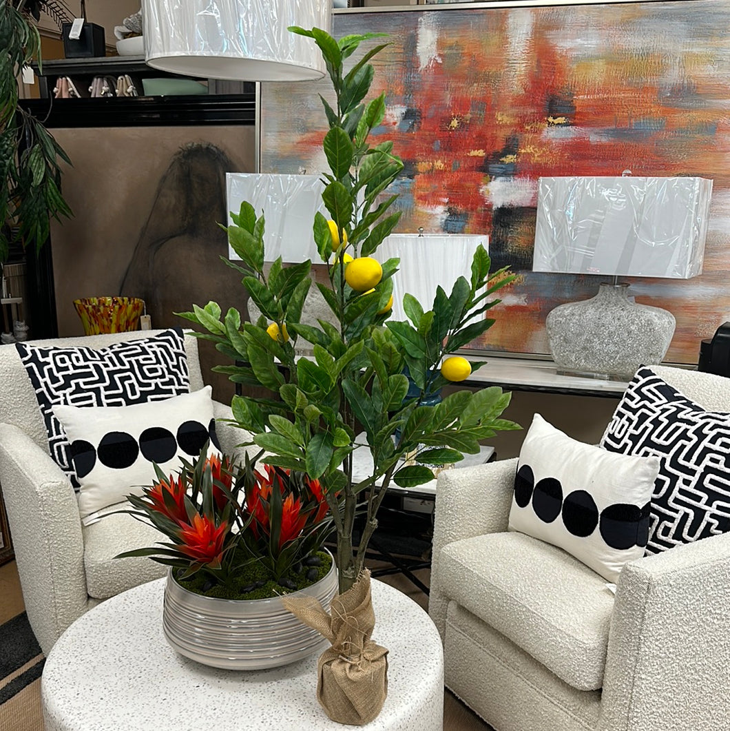 Faux Lemon Tree