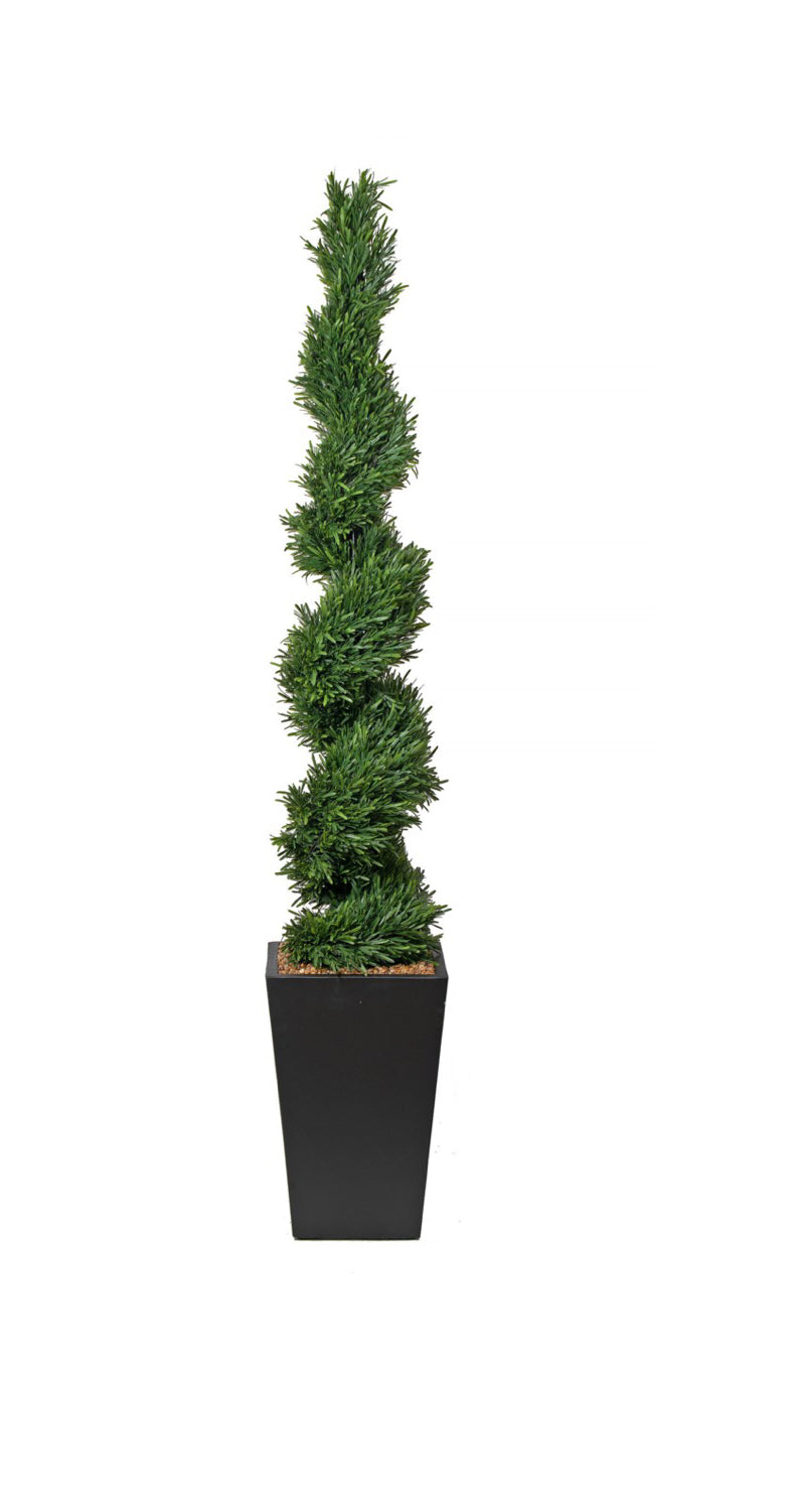 Uv rated spiral topiary
