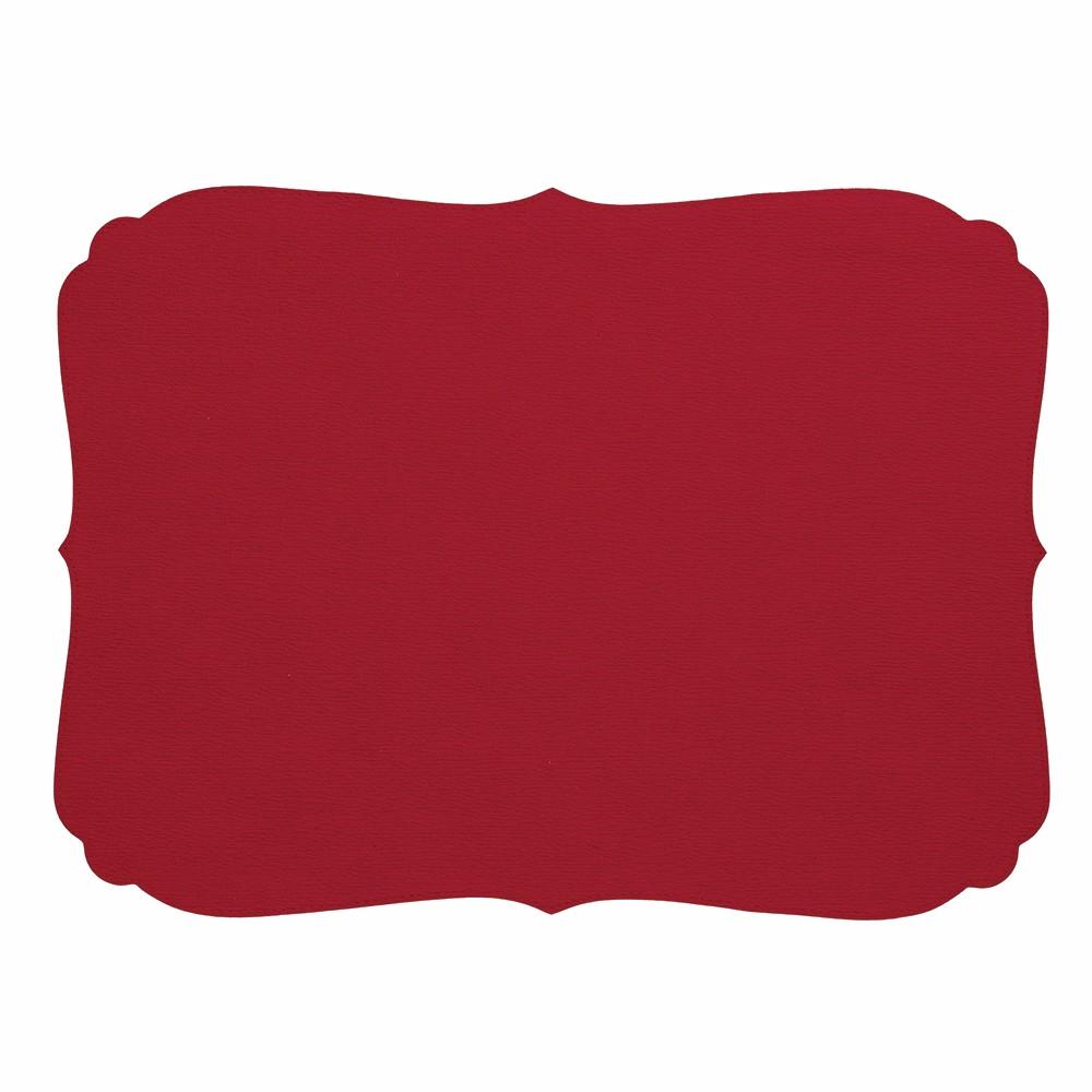 Curly placemat red