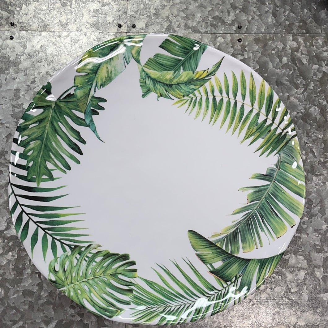 Palm Garden Melamine Plate