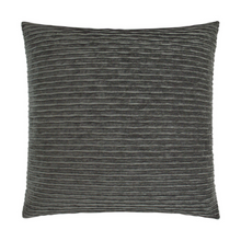 Load image into Gallery viewer, Pleatte Gray 24” Pillow
