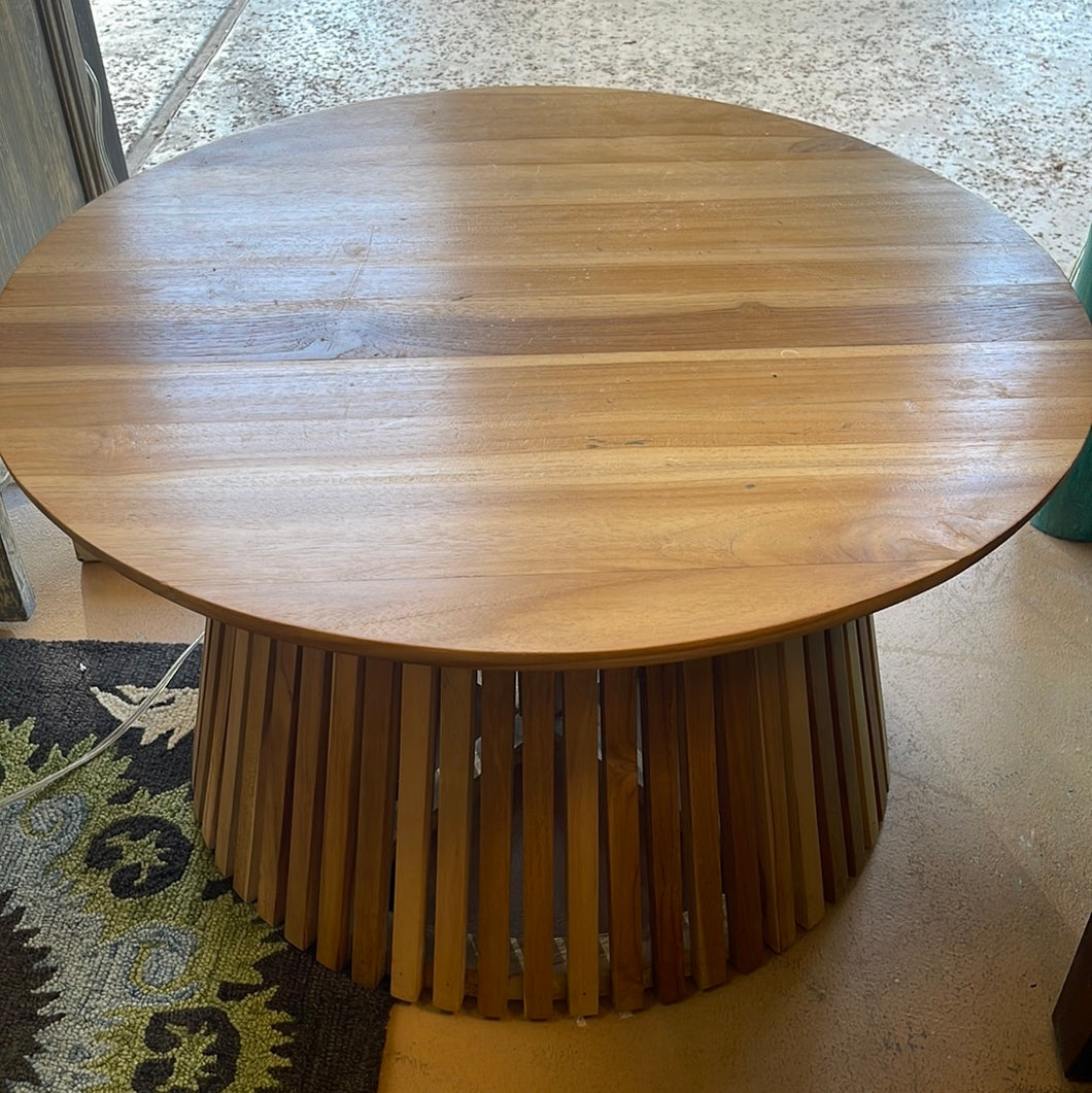 Wood Slated Outdoor Coffee table