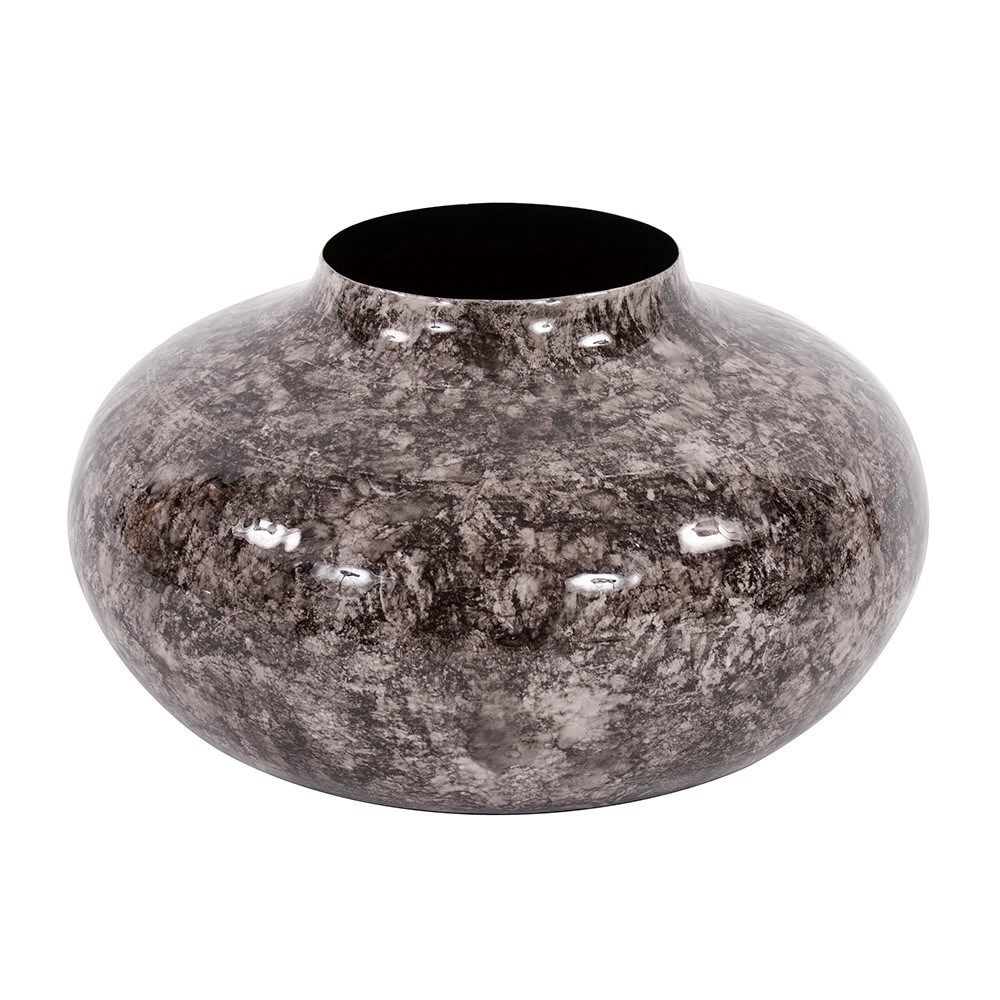 Marbled Iron Pod Vase