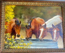 Load image into Gallery viewer, Four Horses Drinking Water

