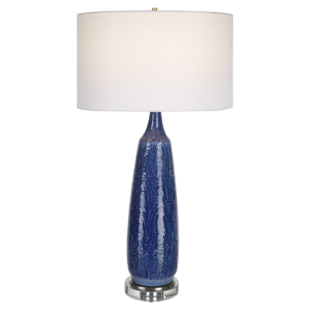 Cobalt Blue Glaze Lamp
