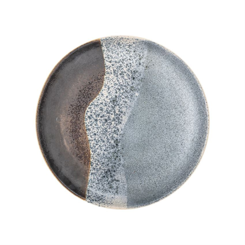 16” Matte Blue Reactive Glaze Serving Platter