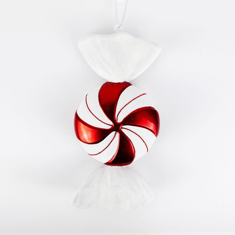 Acrylic Peppermint Candy Cane Ornament Collection