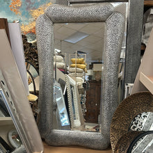 Load image into Gallery viewer, Belowing Silver Dimpled Floor Mirror
