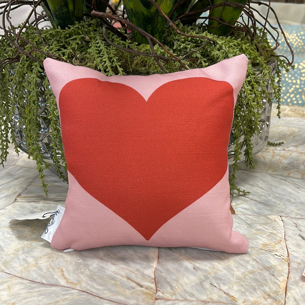 Heart Pillow Square 8”