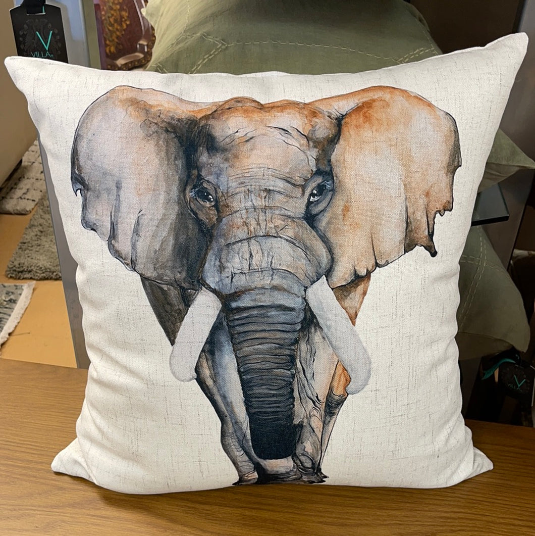 Elephant Pillow 20”