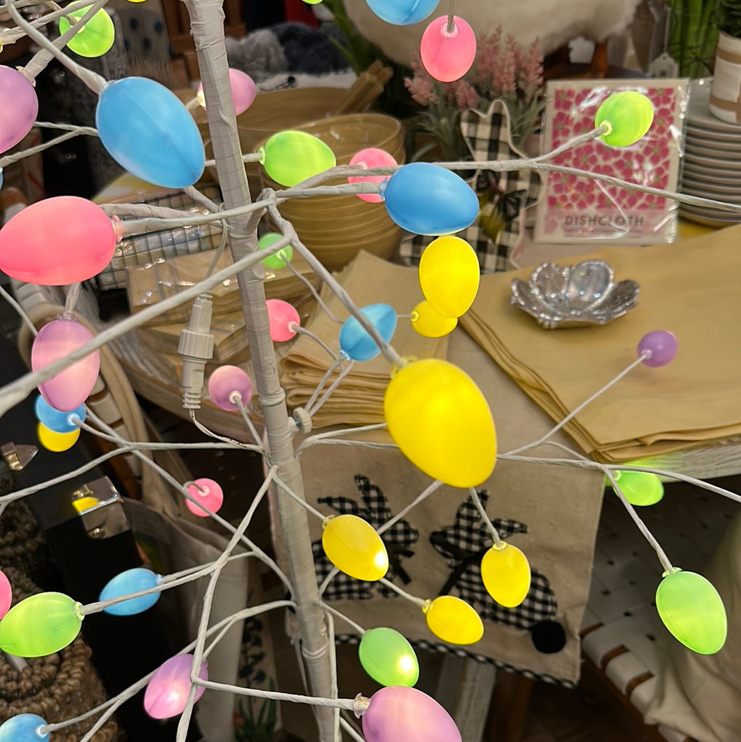 5' LED Pastel Easter Egg Tree