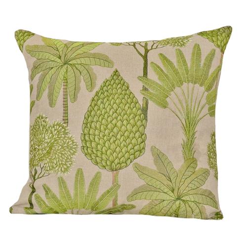 Majorelle Botanical Embroidered Pillow
