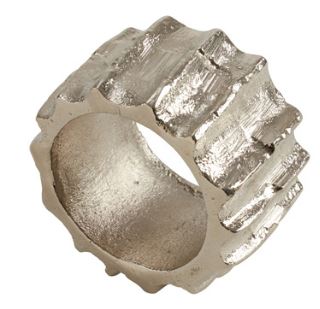 These lovely shiny metal napkin rings will reflect the light on and around the table.  Sold as a set of 4. (6246675284166)